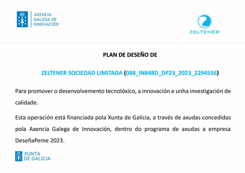 Noticia 1 Plan de Innovacion Zeltener 2024 - Xornada de Difusión de Proxectos Deseña Peme de la Convocatoria 2023